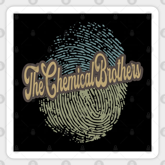 The Chemical Brothers Fingerprint Sticker by anotherquicksand